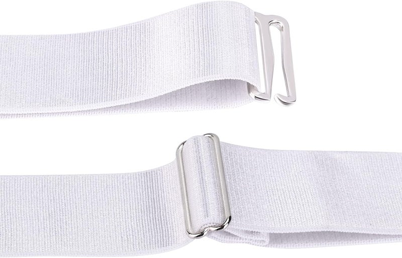 Kedofe Men Shirt Stays Adjustable Elastic Shirt Garter Shirts Holder with Non-slip Locking Clamps for Police Military - Image 5